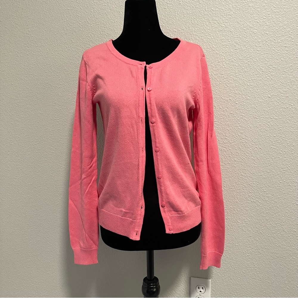 H&M | Basics Cardigan in Salmon Pink
